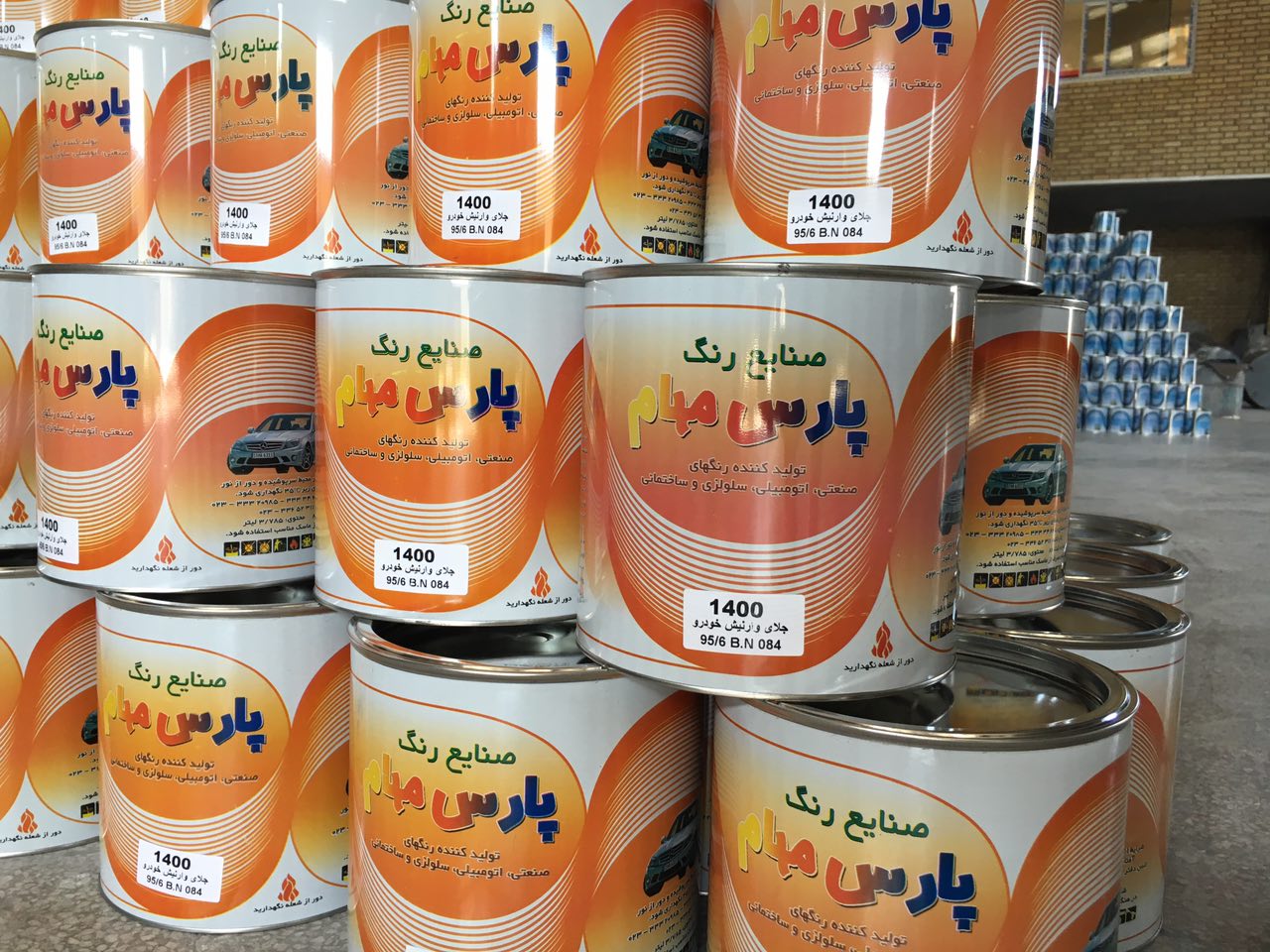 رنگ اتومبیلی روغنی پارس مهام